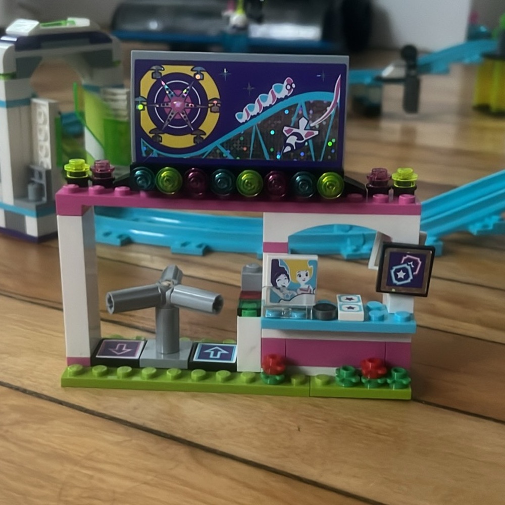 Retired LEGO Friends “Amusement Park Roller Coaster” Set